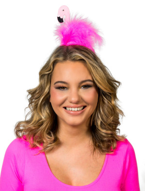 Haarreif Flamingo pink