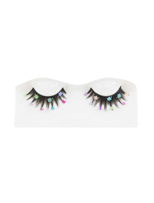 Wimpern Schmetterlinge pastellblau
