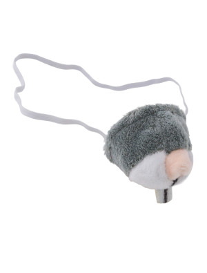 Nase Plüsch Maus grau