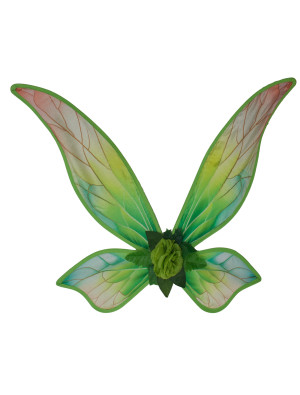 Flügel Fee mit Blume grün