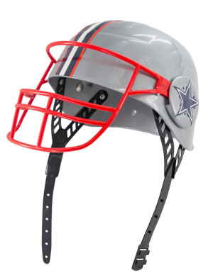 Helm American Football Kinder rot/weiß
