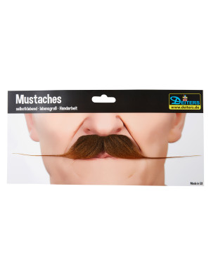Bart Lehrer braun meliert | Kostümzubehör & Accessoires für Karneval & Halloween | Deiters