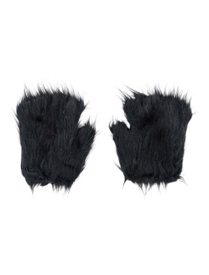 Handschuhe fingerlos Wolf schwarz