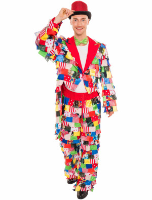 Lappenhose Herren bunt 3XL