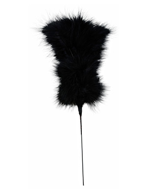 Marabufeder 25cm schwarz