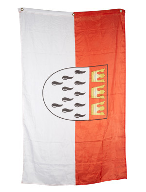 Flagge Köln Wappen 150x90cm | Partydeko für Karneval, Halloween & mehr | Deiters