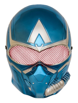Captain America Vollmaske hellblau one size