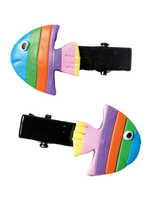 Haarspangen Fisch Kinder bunt