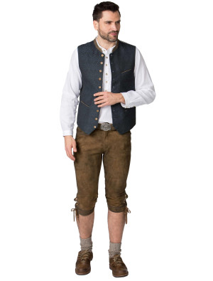 Lederhose Siegbert, Herren, Braun | Trachtenmode für Oktoberfest | Deiters