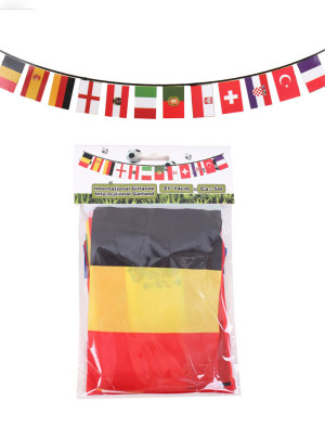 Girlande Europa 5m bunt | Partydeko für Karneval, Halloween & mehr | Deiters