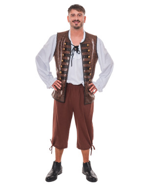 Kniebundhose Herren braun 2XL/3XL