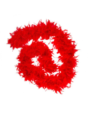 Federboa de luxe 115g 180cm rot | Kostümzubehör & Accessoires für Karneval & Halloween | Deiters