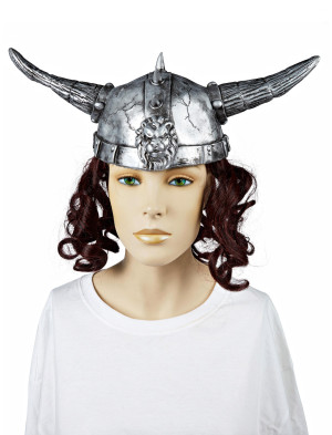 Wikingerhelm Latex silber | Kostümzubehör & Accessoires für Karneval & Halloween | Deiters