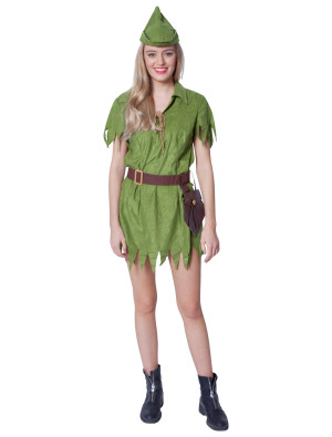 Kleid Robin Damen grün S
