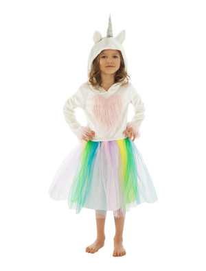 Kleid Einhorn für Mädchen in bunt | Karneval | Tierkostüme | Deiters