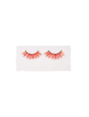 Wimpern Clown rot