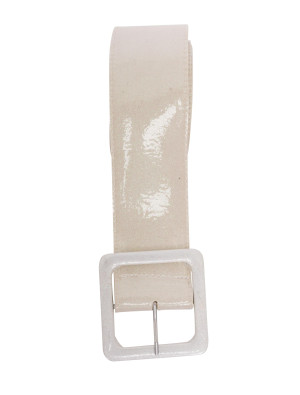 Gürtel Glitzer weiß one size