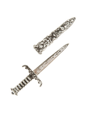 Dolch klein mit Scheide 24,5cm | Kostümzubehör & Accessoires für Karneval & Halloween | Deiters