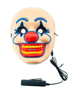 Maske Clown leuchtend | Kostümzubehör & Accessoires für Karneval & Halloween | Deiters