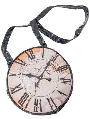 Tasche Uhr schwarz/weiß