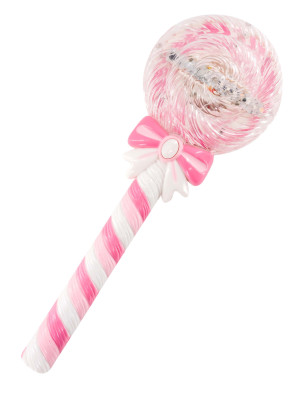 LED Blink Wirbler Lollipop pink/weiß