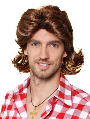 Perücke kurz gewellt Föhnfrisur braun one size | Kostümzubehör & Accessoires für Karneval & Halloween | Deiters