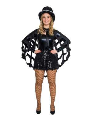 Cape Spinnennetz schwarz one size
