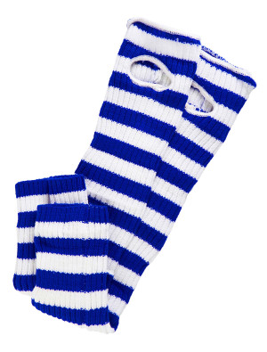 Ballettstulpen 60cm blau/weiß | Kostümzubehör & Accessoires für Karneval & Halloween | Deiters