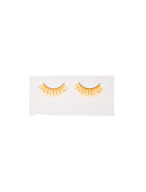 Wimpern gelb/gold