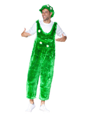 Latzhose Gras in grün für Herren | Kostüm für Halloween & Karneval | Deiters