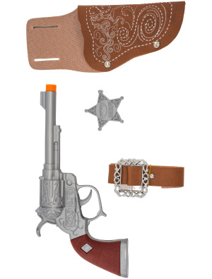 Pistolen Set silber