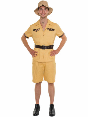 Kostüm Safari 3-tlg. Herren beige S
