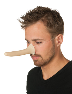 Nase Holzpuppe hautfarbend