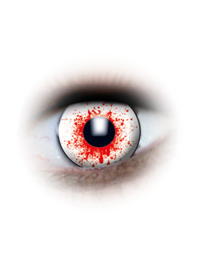 Kontaktlinsen Bloodsplat | Kostümzubehör & Accessoires für Karneval & Halloween | Deiters