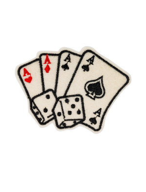 Bügelpatch Kartenspiel 7cm
