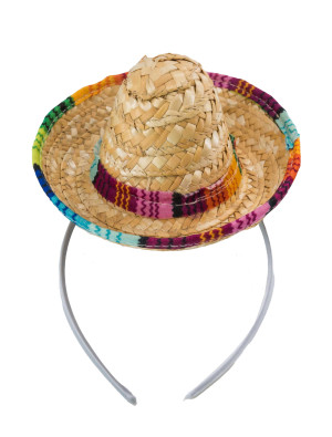 Haarreif Mini Sombrero bunt