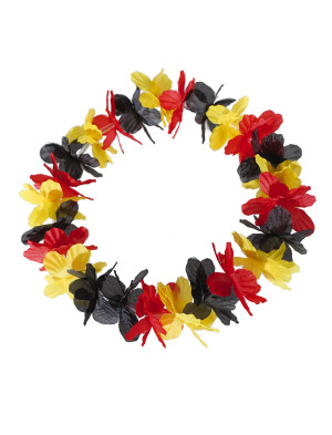 Stirnband Hawaii Deutschland 25cm schwarz/rot/gold | Kostümzubehör & Accessoires für Karneval & Halloween | Deiters