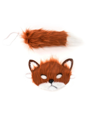 Set Fuchs mit Maske und Schweif