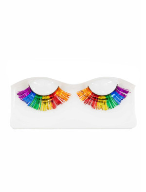 Wimpern Lametta rainbow