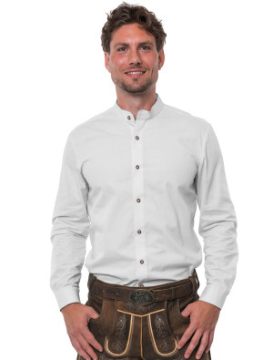 Trachtenhemd, Herren, Weiß | Trachtenmode für Oktoberfest | Deiters
