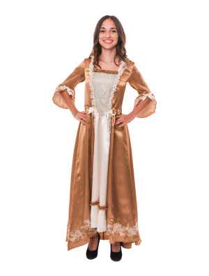 Kleid Barock gold 2XL/3XL