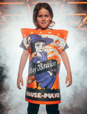 Kostüm Ahoj-Brause Halloween Kinder orange one size