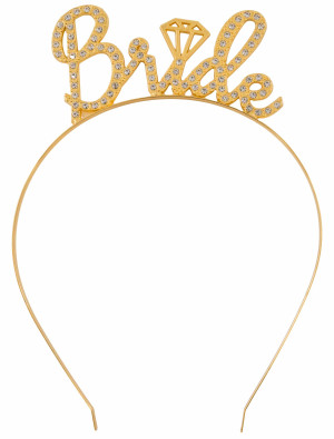Haarreif Bride gold | Kostümzubehör & Accessoires für Karneval & Halloween | Deiters