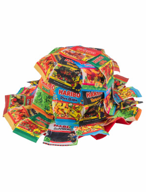 Hut HARIBO Tütchen bunt 57