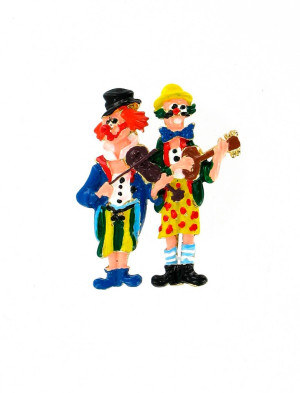 Pin Clowns mit Geige | Kostümzubehör & Accessoires für Karneval & Halloween | Deiters