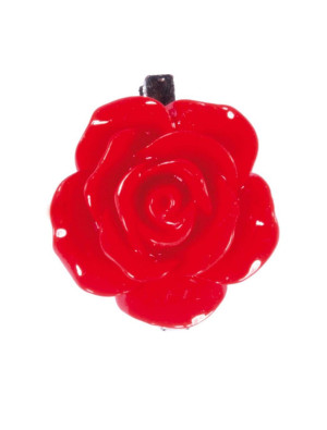 Clip Rose 2,5cm 6 Stk. rot | Kostümzubehör & Accessoires für Karneval & Halloween | Deiters