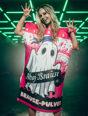Kostüm Ahoj-Brause Halloween pink one size