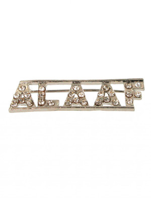 Pin Alaaf Strasssteine silber | Kostümzubehör & Accessoires für Karneval & Halloween | Deiters