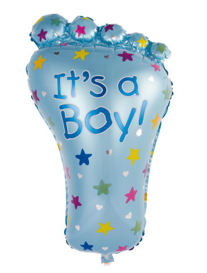 Folienballon Fußabdruck It´s a Boy S