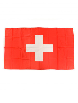 Flagge Schweiz 90 x 60 cm | Partydeko für Karneval, Halloween & mehr | Deiters
